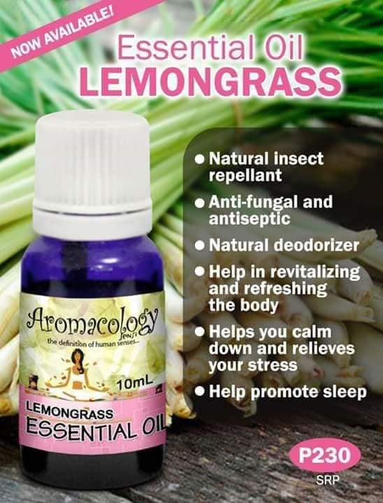 Used lemongrass essential oil 