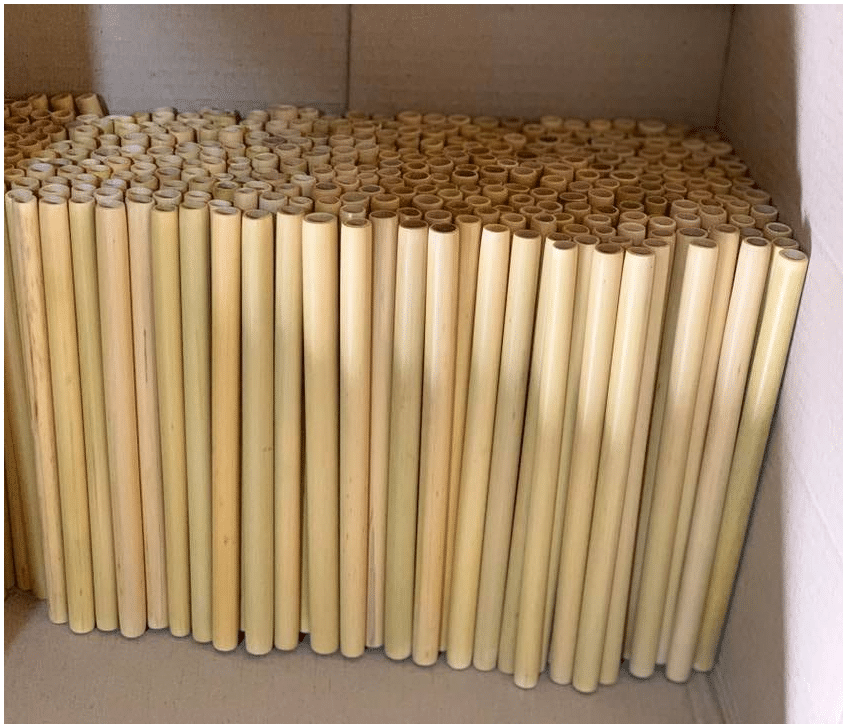 Vietnam straws bamboo