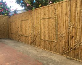 bamboo fence, decoration bamboo