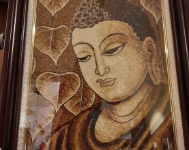 rice painting Buddha